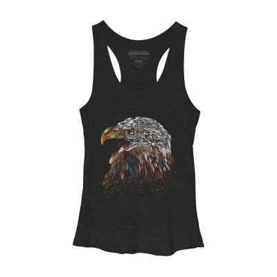 Women's Design By Humans WILD EAGLE By Dandingeroz Racerback Tank Top