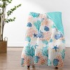 Montego Accessory Throw Blanket Aqua 50" x 60" by Greenland Home Fashions - 2 of 4