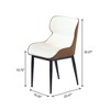 Dining Chairs Set of 2 - Ergonomic PU Leather Seats with High Resilience Sponge, Comfortable Comedor Sillas for Kitchen & Country Home - 3 of 4