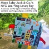 Baby Jack The Learning Lovey New York City NYC The Big Apple Landscape Baby Tag Crinkle Square Toy 8" x 8" - 2 of 4