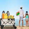 BEAFUP Foldable Wagon,with Extended Tailgate, 480LBS Capacity, All-Terrain Wheels & 30% Expandable Surface for Beach Trips,Shopping,Camping - 2 of 4