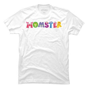 Men's Design By Humans Cute Momster Cartoon Monster By averilshop T-Shirt - 1 of 2