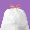 UltraStretch Tall Kitchen Drawstring Trash Bags - Lavender Scent - 13gal/50ct - up&up™ - image 2 of 4