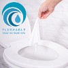 HealthSmart 60 Count Flushable Wipes, Gentle on Sensitive Skin, Easily Disintegrates, Alcohol-Free Wipes for Adults or Babies, FSA & HSA Eligible - 2 of 4