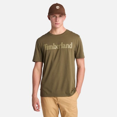 Timberland Men's Northwood US Wordmark Logo Short Sleeve T-Shirt