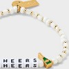 Little Words Project Emily in Paris Cheers Champère Beaded Bracelet - 4 of 4