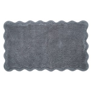 VCNY Home Scallop Cotton Bath Rug - 1 of 4