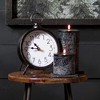 6" Vance Kitira Black Timber Pillar Candle - 3 of 4