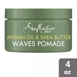 SheaMoisture Men Waves Pomade - Argan Oil & Shea Butter - 4oz