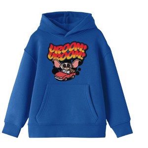 Gremlins Gizmo Vroom Vroom Youth Royal Blue Sweatshirt - 1 of 2