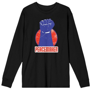 Peacemaker TV Series Clenched Fist Men's Graphic Long Sleeve Tee - 1 of 3