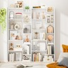 Tangkula 6-tier Bookshelf Bookcase w/ Anti-Tip Kits Home Wood Organizer Free-standing Room Divider Display Shelf - 3 of 4