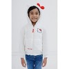 Hello Kitty Girls Cozy Faux Sherling Zip Up Cosplay Hoodie Little Kid to Big Kid - 4 of 4