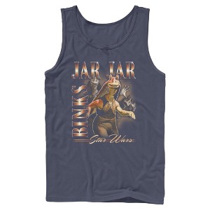Mens Star Wars Jar Jar Binks Collage Tank Top - 1 of 4
