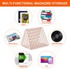 Unique Bargains 11 Slots Metal Wire Triangle Desktop Holder Rack for Vinyl Record Album - 3 of 4