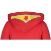 DC Comics Justice League Wonder Woman Girls Zip Up Costume Hoodie Toddler - image 4 of 4