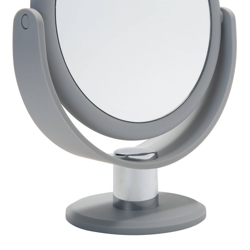 7" Vanity Rubberized 1X-10X Magnification Mirror - Home Details, 5 of 9