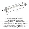 Amerock Bellamy Pull for Cabinets, Drawers, and Furniture - 4 of 4