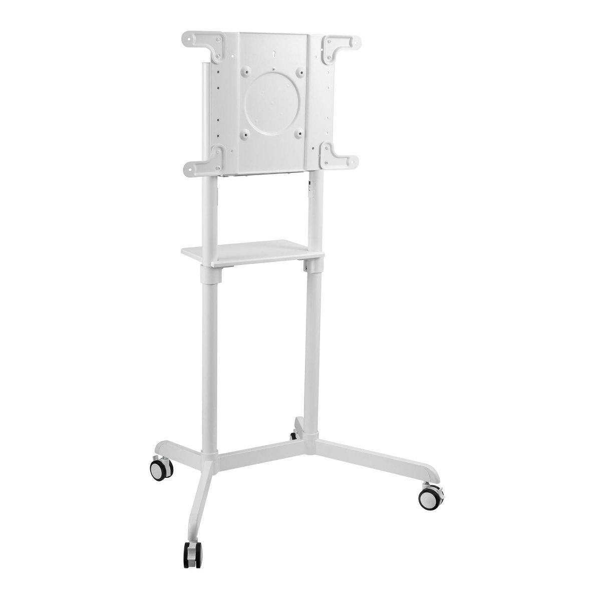 Mount-It! Mobile TV Cart & Digital Whiteboard, Flipchart Cart | Compatible w/ Samsung Flip & Microsoft Surface Hub 2S | Landscape to Portrait Rotation
