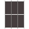 VidaXL 3-Panel Room Divider Brown 59.1 in.x86.6 in. Fabric - 3 of 4