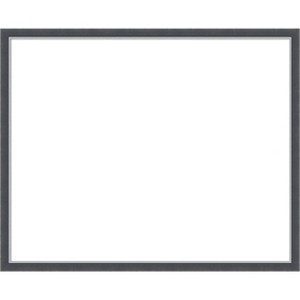 Amanti Art Eva Black Silver Thin Framed Dry Erase Magnetic Board - 1 of 4