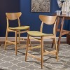 TiramisuBest Set of 2 Bar Stools, 30in Faux Leather Barstool Dining Chairs with PU Upholstery and Steel Frame (Brown) - 2 of 4