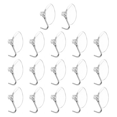 Unique Bargains Waterproof Reusable Window Wall Door Suction Cup Hooks and Hangers
