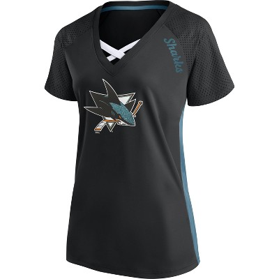 NHL San Jose Sharks Women's Short Sleeve Fashion Jersey