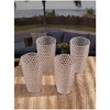Diamond Cut Acrylic Glasses Drinking Set of 4 (19oz), Plastic Drinking Glasses, BPA Free Cocktail Glasses, Drinkware Set, Drinking Water Glasses - 4 of 4