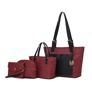 MKF Collection Havenly Women’s Tote Bag, Mini Tote Bag, Pouch and Wallet by Mia K - 1 of 4