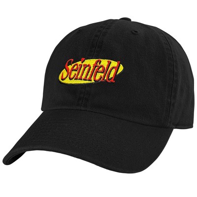 Seinfeld Logo Adult Dad Cap Black OS