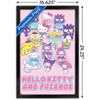 Trends International Hello Kitty and Friends: 24 Summer Fresh - Group Framed Wall Poster Prints - 3 of 4