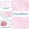 Unique Bargains Sheer Nylon Glitters Wave Mesh Decorative Ribbon Trim 6 Inch 10 Yards - 3 of 4