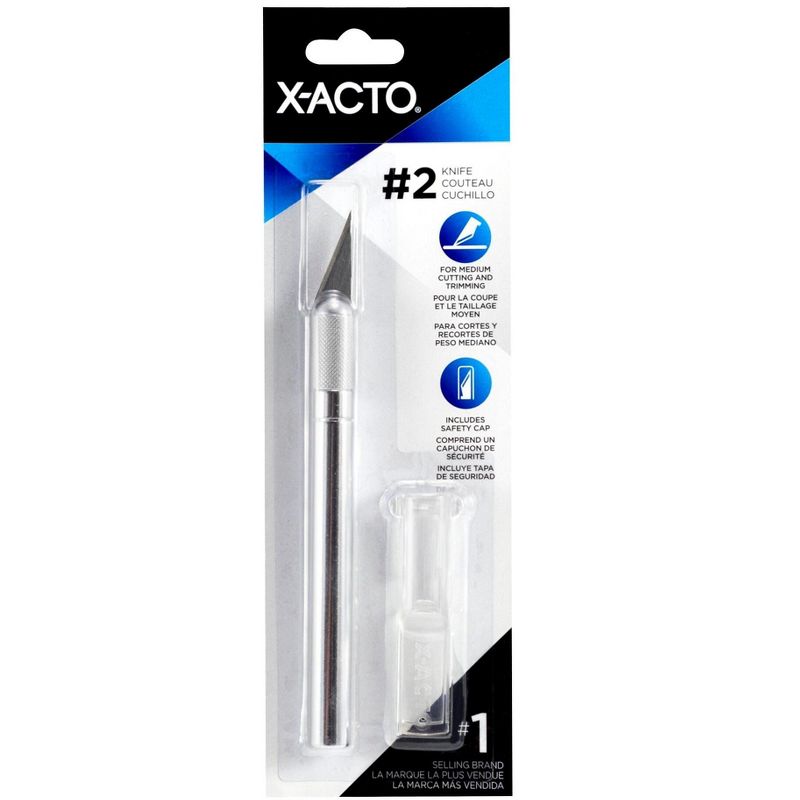 X-ACTO Knife with Cap, No. 2, Aluminum Handle, 3 of 4