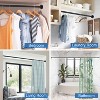 Shower Curtain Rod, Adjustable 32-75 Inch Spring Tension Shower Rods for Bathroom or Window - 4 of 4