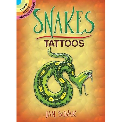 Snakes Tattoos - (Dover Tattoos) by  Jan Sovak (Paperback)