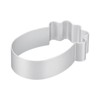 Unique Bargains Metal Aluminum Alloy Durable Non-stick Cookie Cutter 2.4 Inch x 1.5 Inch x 0.67 Inch Silver 12 Pcs - 4 of 4