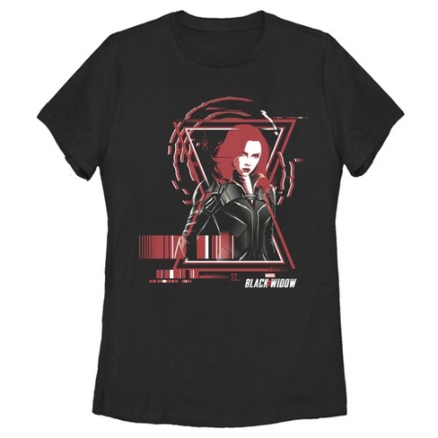 Women's Marvel Black Widow Stealth Barcode T-Shirt - image 1 of 3