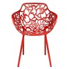 LeisureMod Devon 5-Piece Aluminum Outdoor Patio Dining Set - Glass Top, Stackable Chairs - 2 of 4