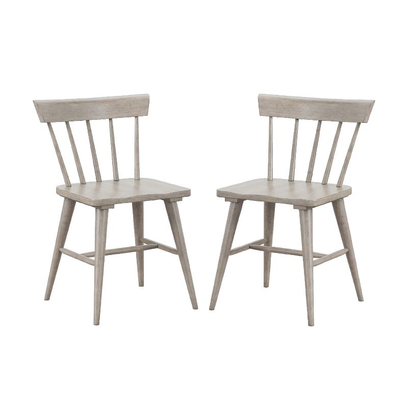 Set of 2 Mayson Spindle Back Dining Chair Gray - Hillsdale Furniture, 1 of 15