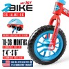 Toddler Balance Bike – No Pedal First Bicycle for Ages 18 Months to 4 Years – Adjustable Seat and 10" Foam Tires – Madd Gear My 1st BMX Balance Bike - 2 of 4
