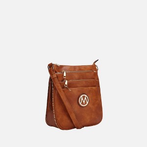 MKF Collection Salome Shoulder Crossbody Women’s Handbag Expandable Multi-Compartment Vegan Leather by Mia K - 1 of 4