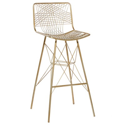 Contemporary Metal Barstool Gold - Venus Williams Collection