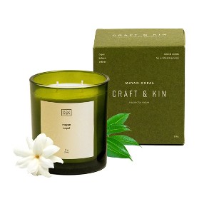 Craft & Kin Premium Aromatherapy Soy Green Candle - 1 of 4