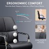 Lumbar Support Faux Leather Ergonomic Executive Office Chair - Tree City - 2 of 4