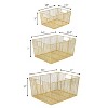 happimess Sutton Modern Glam Handmade Wire Metal Nesting Storage Baskets - 4 of 4