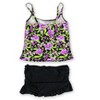 Island Escape Womens Floral Skirtini 2 Piece Tankini - 2 of 2