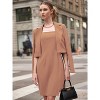 EXLURA Women's Professional Business Lightweight Blazer Dress Suit Sets 2 Piece Work Office Fashion Outfits - 4 of 4
