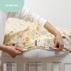 The Peanutshell Baby Crib Bedding Set for Boys or Girls - 3 Pieces - Checkered Baby Blanket Set with Fitted Crib Sheet, Dust Ruffle - Elephant Safari - 3 of 4