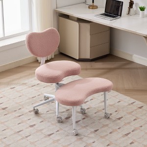 Okak Ergonomic Cross Legged Chair with Lumbar Support, 360°Swivel Meditation Chair with Wheels, ADHD Chair, Flexible Design for Fidgety Sitters - 1 of 4